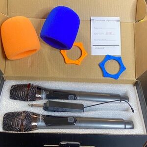Depusheng Dual Wireless Microphone Set
